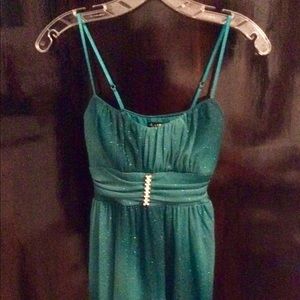 Sparkly Ruby Rox Green Dress - Small